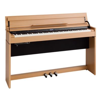 【組立設置無料サービス中】 ROLAND DP603-NBS 電子ピアノ 高低自在イス&ピアノセッティングマット付き ナチュラルビーチ調仕上げ 全体像