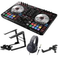 Pioneer DJ DDJ-SR2 DJコントローラー LPS-002 ラップトップスタンド AUDIO-TECHNICA ATH-M20x ヘッドフォン SEELETON ヘッドホンハンガー 4点セット