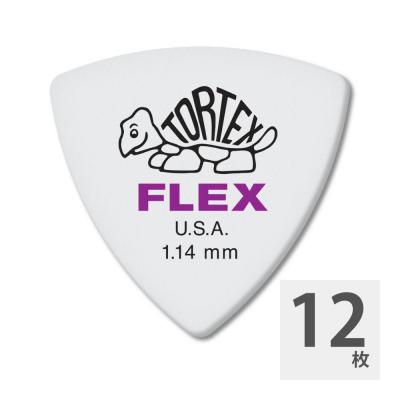 JIM DUNLOP 456 Tortex Flex Triangle 1.14mm ギターピック×12枚