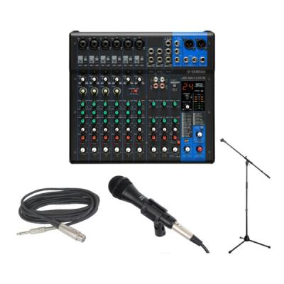 YAMAHA MG12XUK オーディオインターフェース アナログミキサー iSK DM-3600 ボーカル用マイク Dicon Audio MS-003 マイクスタンドセット