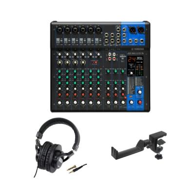 YAMAHA MG12XUK オーディオインターフェイス アナログミキサー SD GAZER SDG-H5000 モニターヘッドホン SEELETON マルチアングル ヘッドホンハンガー 3点セット