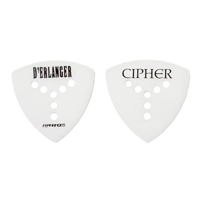FERNANDES P-100 White D’ERLANGER CIPHER ギターピック 1.0mm×10枚