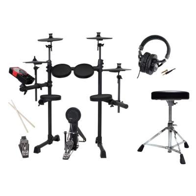 MEDELI DD610J DIY KIT 電子ドラム & DD610J用拡張シンバルパッド & YAMAHA DS550U ドラムスツール & SD GAZER SDG-H5000 モニターヘッドホン付きセット