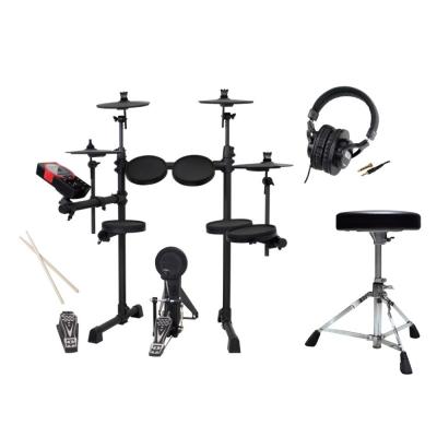MEDELI DD610J DIY KIT 電子ドラムセット & DD610J用拡張シンバルパッド & DD610J用拡張タムドラムパッド & YAMAHA DS550U ドラムスツール & SD GAZER SDG-H5000 モニターヘッドホン付きセット