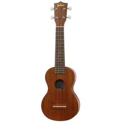 Famous FS-1G ソプラノウクレレ クリップチューナー付き 正面全体の画像