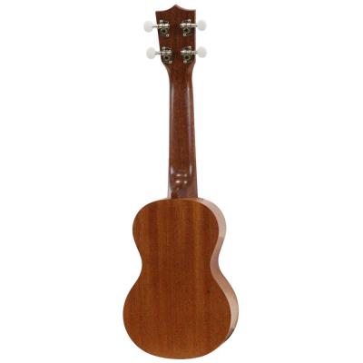 Famous FS-1G ソプラノウクレレ クリップチューナー付き 背面全体の画像