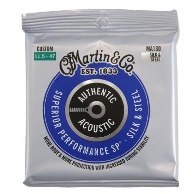 MARTIN MA130 Superior Performance Silk & Steel アコースティックギター弦×10セット
