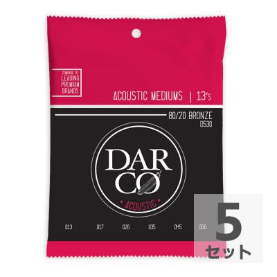 Darco D530 Acoustic Bronze Medium アコースティックギター弦×5セット