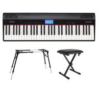 ROLAND GO-61P GO:PIANO エントリーキーボード ピアノ KS-060 4本脚型スタンド SB-001 キーボードベンチ付きセット
