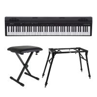 ROLAND GO-88 GO:PIANO88 4本脚スタンド/X型椅子付きセット Entry Keyboard Piano エントリーキーボード ピアノ 88鍵盤