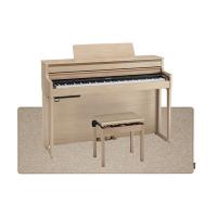 ROLAND HP704-LAS ライトオーク 電子ピアノ 高低自在イス＆ピアノセッティングマット付き セット【組立設置無料サービス中】