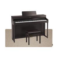 ROLAND HP702-DRS ダークローズウッド 電子ピアノ 高低自在イス＆ピアノセッティングマット付き セット【組立設置無料サービス中】