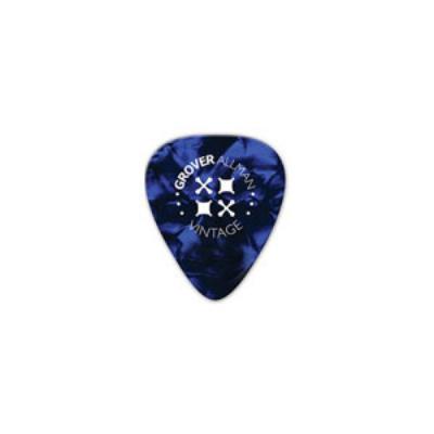 Grover Allman Vintage Celluloid Blue 1.35mm PPV4412 ギターピック×10枚