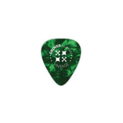 Grover Allman Vintage Celluloid Green 1.35mm PPV4612 ギターピック×10枚
