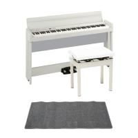 KORG C1 AIR WH 電子ピアノ KORG PC-300WH キーボードベンチ ピアノマット(グレイ)付きセット