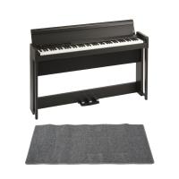 KORG C1 AIR BR 電子ピアノ ピアノマット(グレイ)付きセット