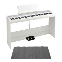 KORG B2SP WH 電子ピアノ ピアノマット(グレイ)付きセット