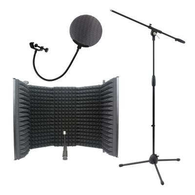 iSK RF-1 リフレクションフィルター Dicon Audio MS-101 ブームマイクスタンド Dicon Audio DCP-2 メタルポップフィルター 3点セット