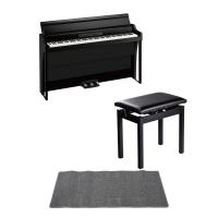 KORG G1B AIR BK 電子ピアノ PC-300BK キーボードベンチ ピアノマット(グレイ)付きセット