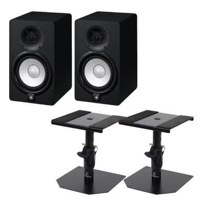 YAMAHA HS5 パワードスタジオモニタースピーカー Dicon Audio SS-032R 卓上スタンド ペア セット