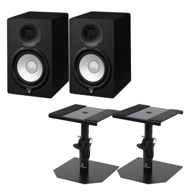 YAMAHA HS7 パワードスタジオモニタースピーカー Dicon Audio SS-032R 卓上スタンド ペア セット