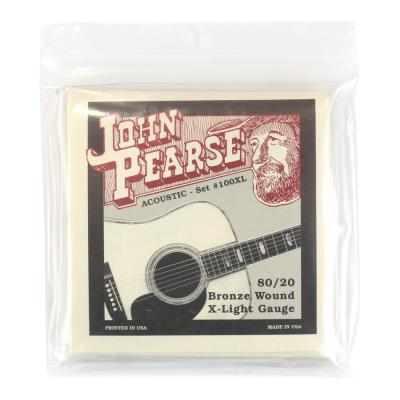 John Pearse String 100XL アコースティックギター弦 10-47×6セット