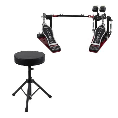 DW DW-5002AD4XF ツインペダル Dicon Audio SB-005 ドラムスローン付きセット