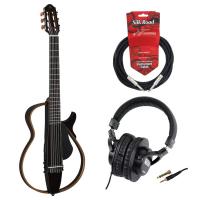 YAMAHA SLG200N TBL サイレントギター SD GAZER SDG-H5000 モニターヘッドホン ギターケーブル付きセット