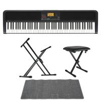 KORG XE20 DIGITAL ENSEMBLE PIANO 88鍵盤 自動伴奏機能付き 電子ピアノ スタンド ベンチ マット 4点セット [鍵盤 EMset]