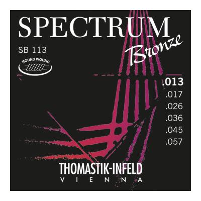 Thomastik-Infeld SB113 Spectrum Bronze 13-57 アコースティックギター弦×3セット