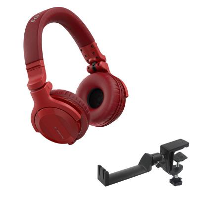 Pioneer DJ HDJ-CUE1BT-R マットレッド Bluetooth搭載 DJヘッドホン ヘッドホンハンガー付きセット
