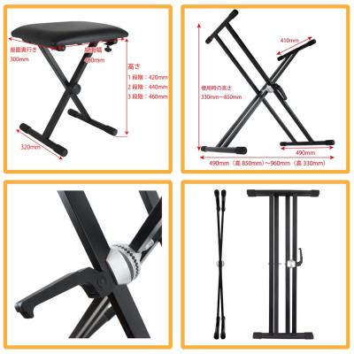 CASIO CT-S200 WE Casiotone 61鍵盤 キーボード セットのスタンドとベンチ