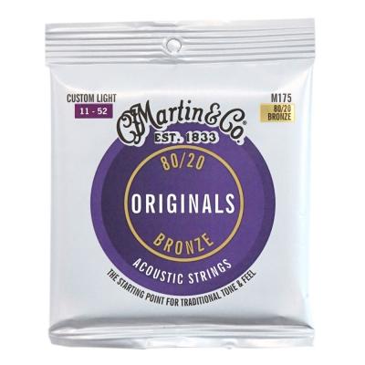 MARTIN M175 Custom Light 11-52 アコースティックギター弦×5セット