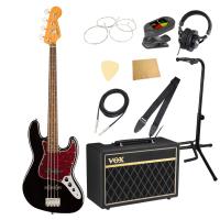 Squier Classic Vibe ’60s Jazz Bass BLK LRL VOXアンプ付き エレキベース入門10点セット