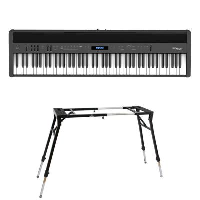 ROLAND FP-60X-BK Digital Piano ブラック デジタルピアノ キーボードスタンド 2点セット [鍵盤 Dset]