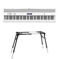 ROLAND FP-60X-WH Digital Piano ホワイト デジタルピアノ キーボードスタンド 2点セット [鍵盤 Dset]