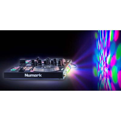 Numark Party Mix DJコントローラー Dicon Audio LPS-002 ラップトップスタンド 2点セット 使用イメージ画像