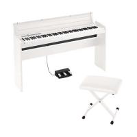 KORG LP-180 WH 電子ピアノ X型ピアノイス付き セット