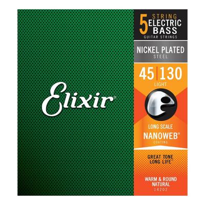 ELIXIR 14202 5string Light Long Scale 45-130 5弦ベース用セット弦×2セット