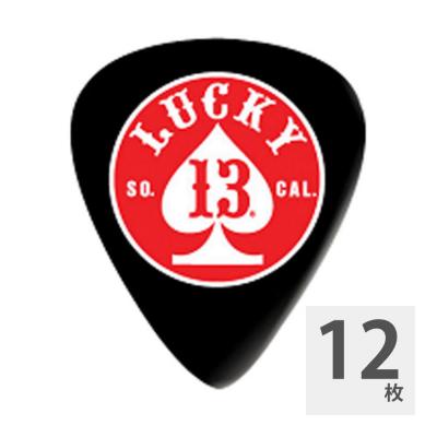 JIM DUNLOP Lucky 13 Spade Circle 0.60mm ギターピック×12枚