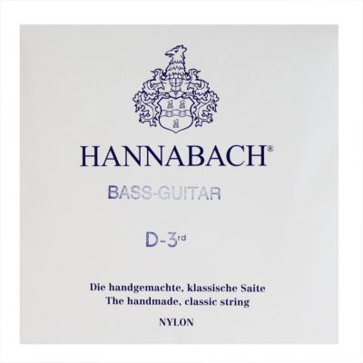 HANNABACH BASS-GUITAR 8423MT 3弦用 バラ弦 クラシックギター弦×3セット