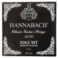 HANNABACH Alto 8365MT BLACK ミディアムテンション 5弦用 バラ弦 クラシックギター弦×3本