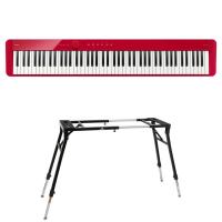 CASIO Privia PX-S1100 RD 電子ピアノ キーボードスタンド 2点セット [鍵盤 Dset]