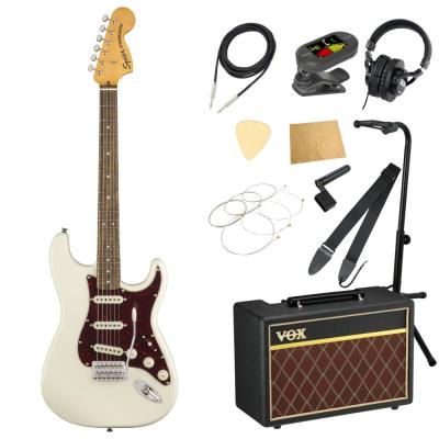 Squier Classic Vibe ’70s Stratocaster OWT LRLエレキギター VOXアンプ付き 入門11点セット