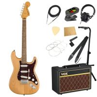 Squier Classic Vibe ’70s Stratocaster NAT LRLエレキギター VOXアンプ付き 入門11点セット