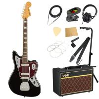 Squier Classic Vibe ’70s Jaguar BLK LRL エレキギター VOXアンプ付き 入門11点セット