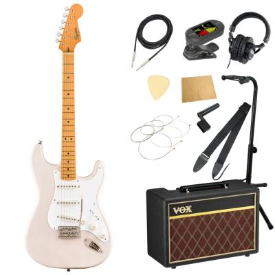 Squier Classic Vibe ’50s Stratocaster Maple Fingerboard White Blonde エレキギター VOXアンプ付き 入門11点セット