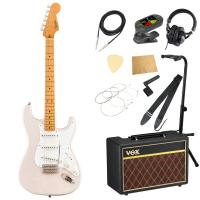 Squier Classic Vibe ’50s Stratocaster Maple Fingerboard White Blonde エレキギター VOXアンプ付き 入門11点セット