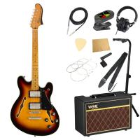 Squier Classic Vibe Starcaster MN 3TS エレキギター VOXアンプ付き 入門11点セット
