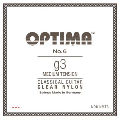 Optima Strings No6.NMT3 Nylon G3 Medium 3弦 バラ弦 クラシックギター弦×3本